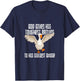 God Gives His Toughest Battles to His Silliest Goose T-Shirt - T-Shirt | Navy