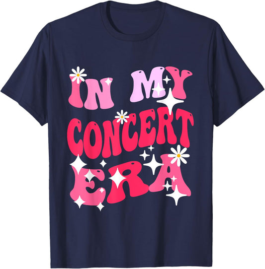 In My Concert Era Breast Cancer Awareness Music Concert 2023 T-Shirt - T-Shirt | Navy