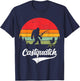 Castquatch Funny Bass Fisherman Fishing meme T-Shirt - T-Shirt | Navy
