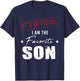 It's Official I Am The Favorite Son T-Shirt - T-Shirt | Navy