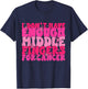 I Dont Have Enough Middle Fingers For Cancer F Breast Cancer T-Shirt - T-Shirt | Navy