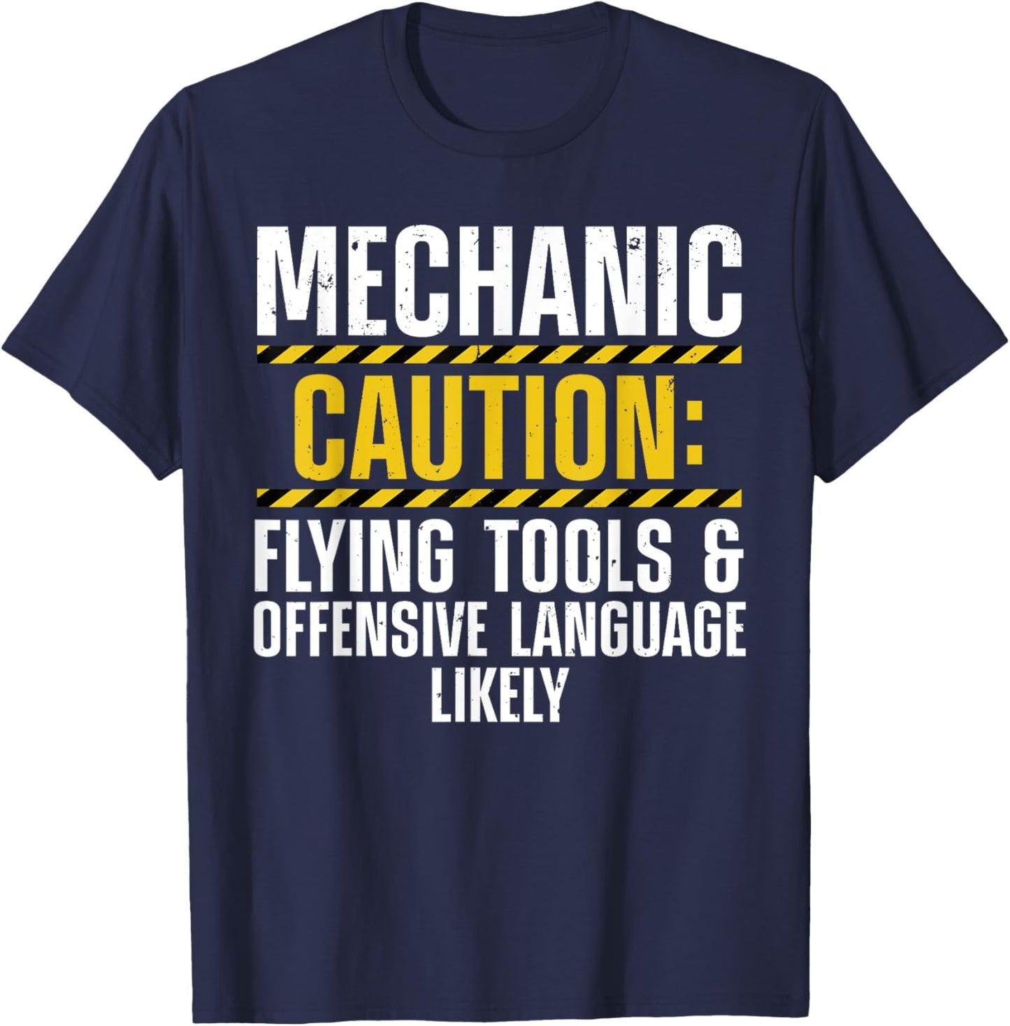 Funny Mechanic Art Drag Racing Garage Guy Enthusiast T-Shirt - T-Shirt | Navy
