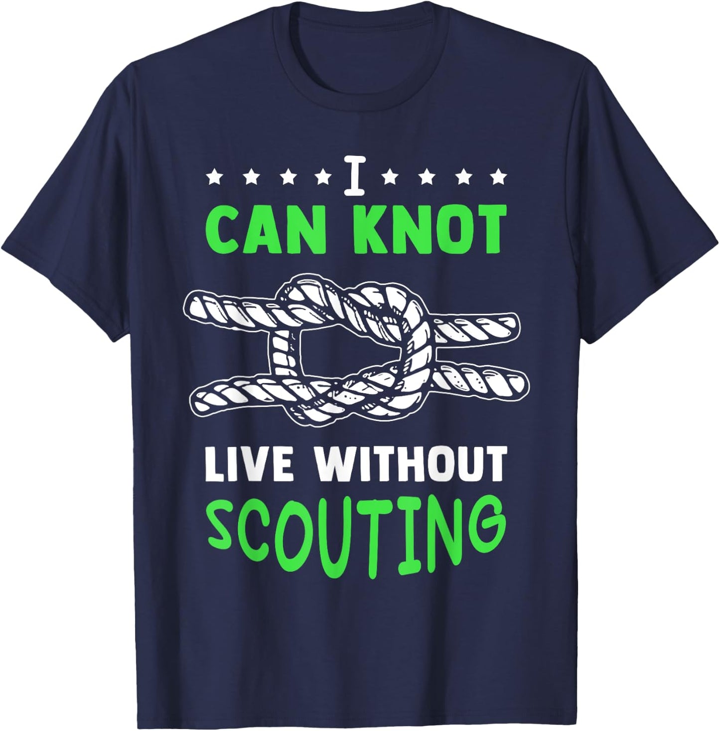 Scout Camp Scout Leader Camping T-Shirt - T-Shirt | Navy