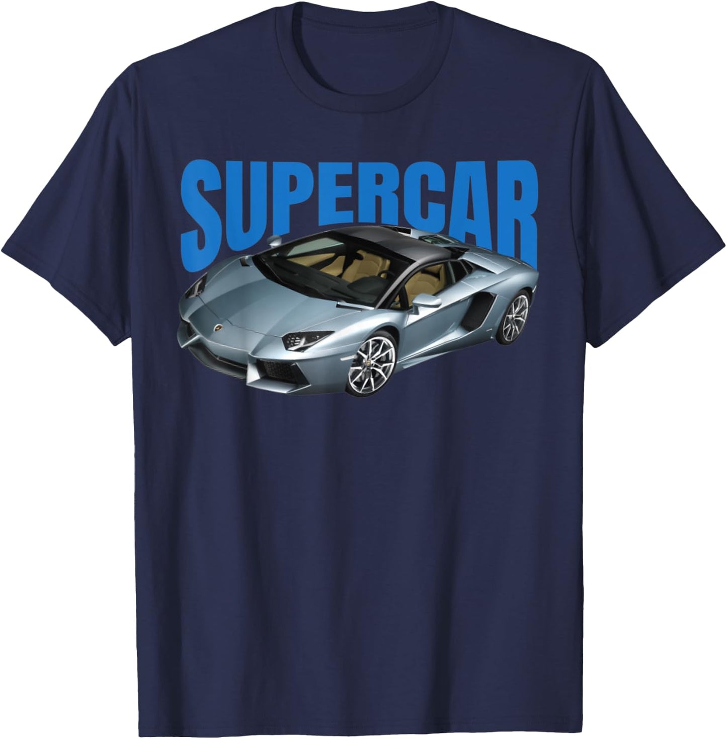 Supercar, sports car, muscle car and race car T-Shirt - T-Shirt | Navy