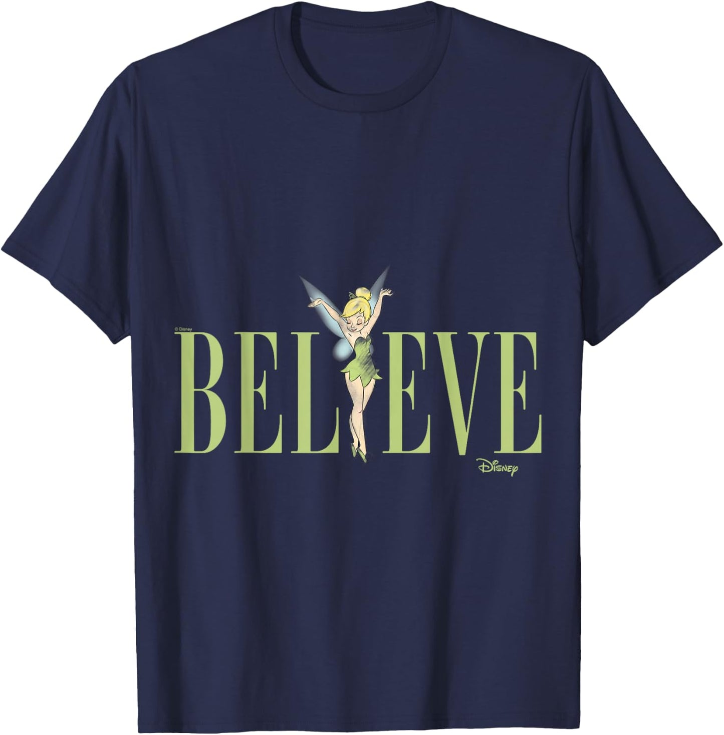 Tinker Bell - Believe T-Shirt - T-Shirt | Navy