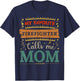 My favorite Firefighter calls me mom Firefighter mom T-Shirt - T-Shirt | Navy