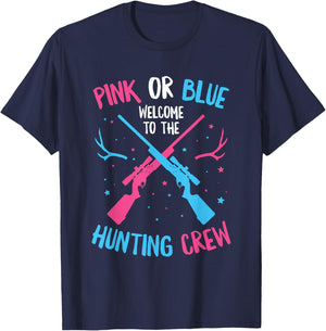 Gender Reveal Hunting Quote for a Hunting Lover T-Shirt - T-Shirt | Navy