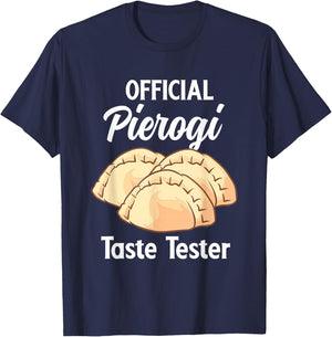 Official Pierogi Taste Tester Polish Food Pierogi T-Shirt - T-Shirt | Navy