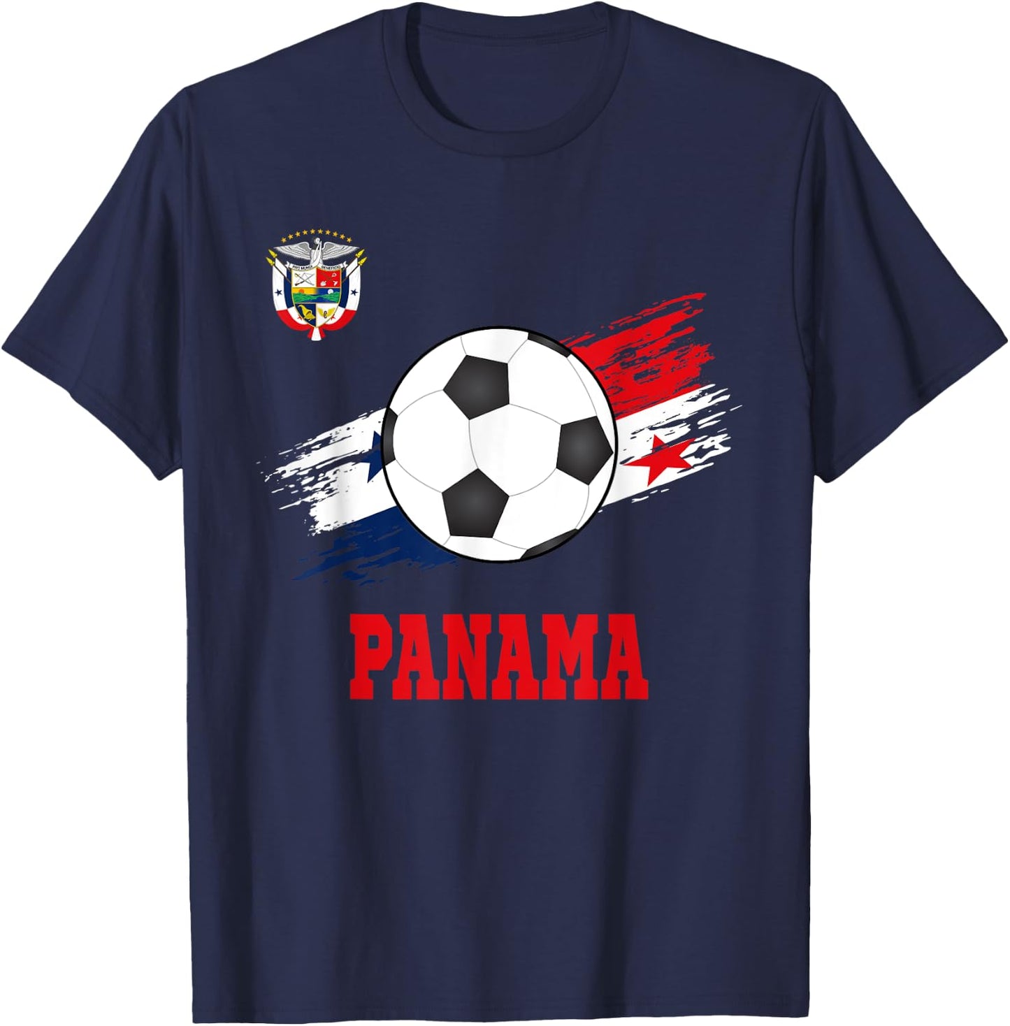 Panama Soccer Panamanian Football Panameño Futbol T-Shirt - T-Shirt | Navy