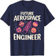 Space Travel Engineer - Future Aerospace Engineer T-Shirt - T-Shirt | Navy