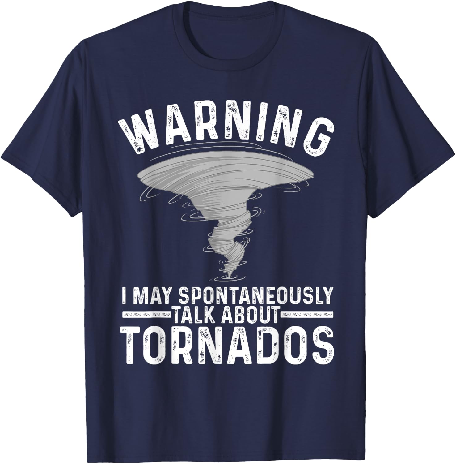 Funny Tornado Designs Women Meteorology Storm Lovers T-Shirt - T-Shirt | Navy
