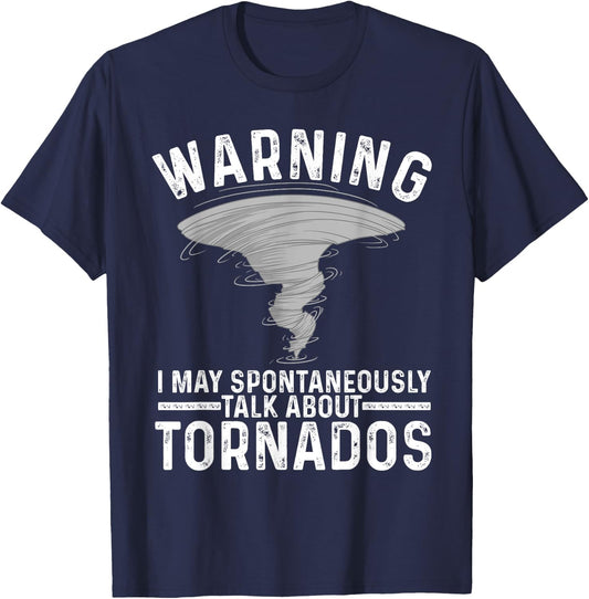 Funny Tornado Designs Women Meteorology Storm Lovers T-Shirt - T-Shirt | Navy