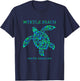 Myrtle Beach South Carolina Sea Turtle Colorful Souvenir T-Shirt - T-Shirt | Navy