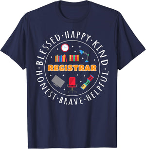 Registrar T-Shirt - T-Shirt | Navy