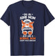 I'm An ADHD Mom Awareness Orange Ribbon Graphic T-Shirt - T-Shirt | Navy