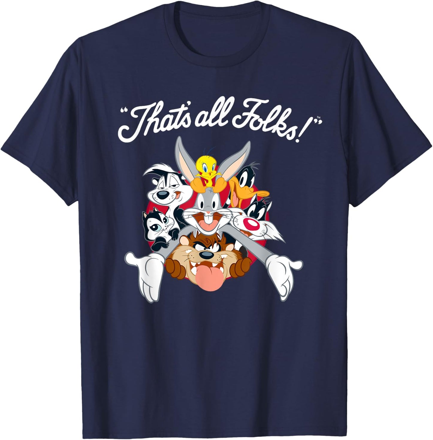 All Stars That's All Folks T-Shirt - T-Shirt | Navy