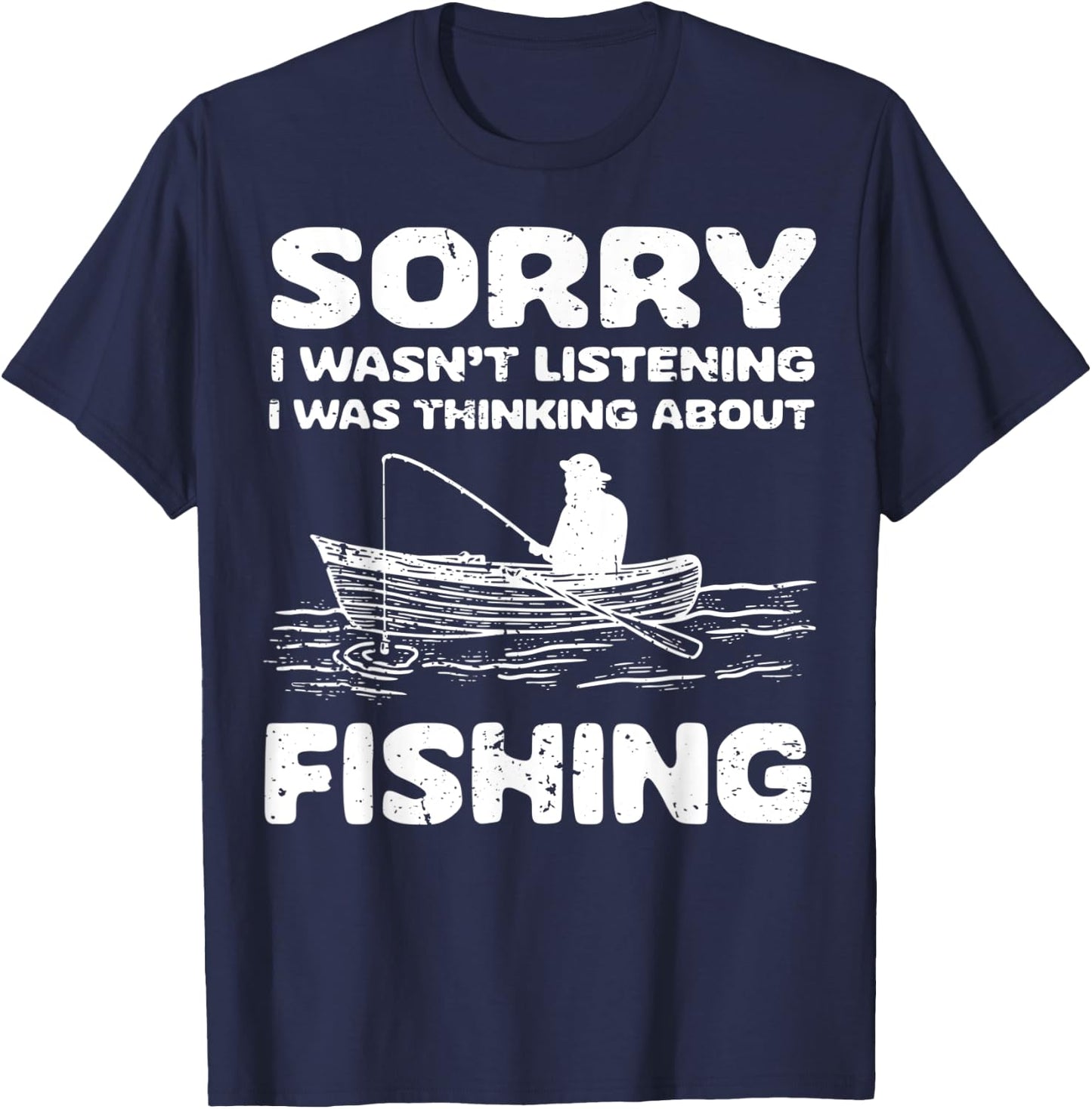 Sarcasm Quotes Hobbies Funny Fishing Gifts Women Dad T-Shirt - T-Shirt | Navy