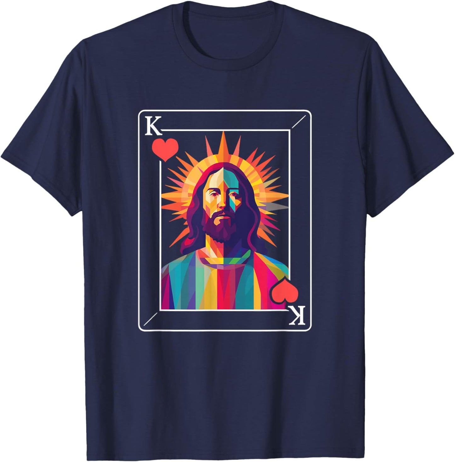 Jesus is King T-Shirt - T-Shirt | Navy