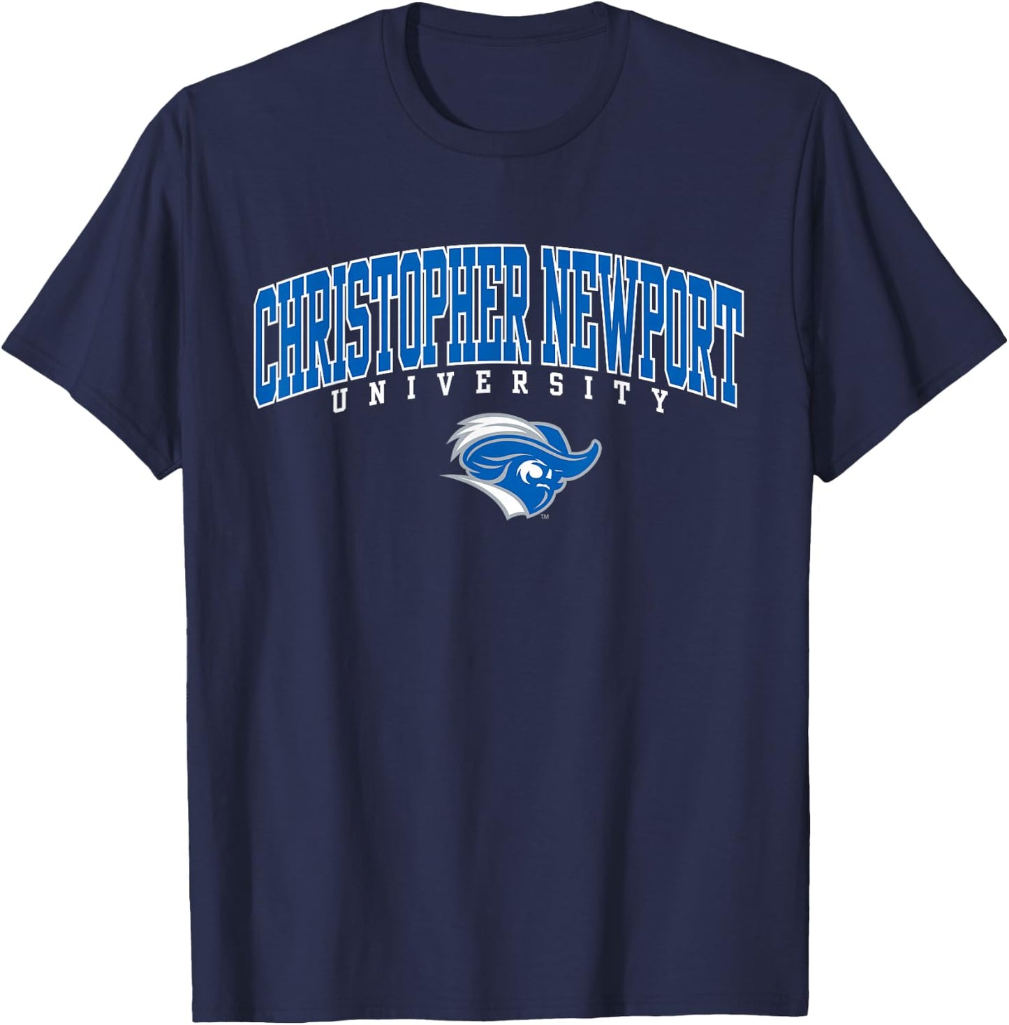 Christopher Newport Captains | Official NCAA | NCAFCNU02 T-Shirt - T-Shirt | Navy
