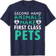 Animal Foster Animal Shelter Pet Adoption Animal Rescue T-Shirt - T-Shirt | Navy