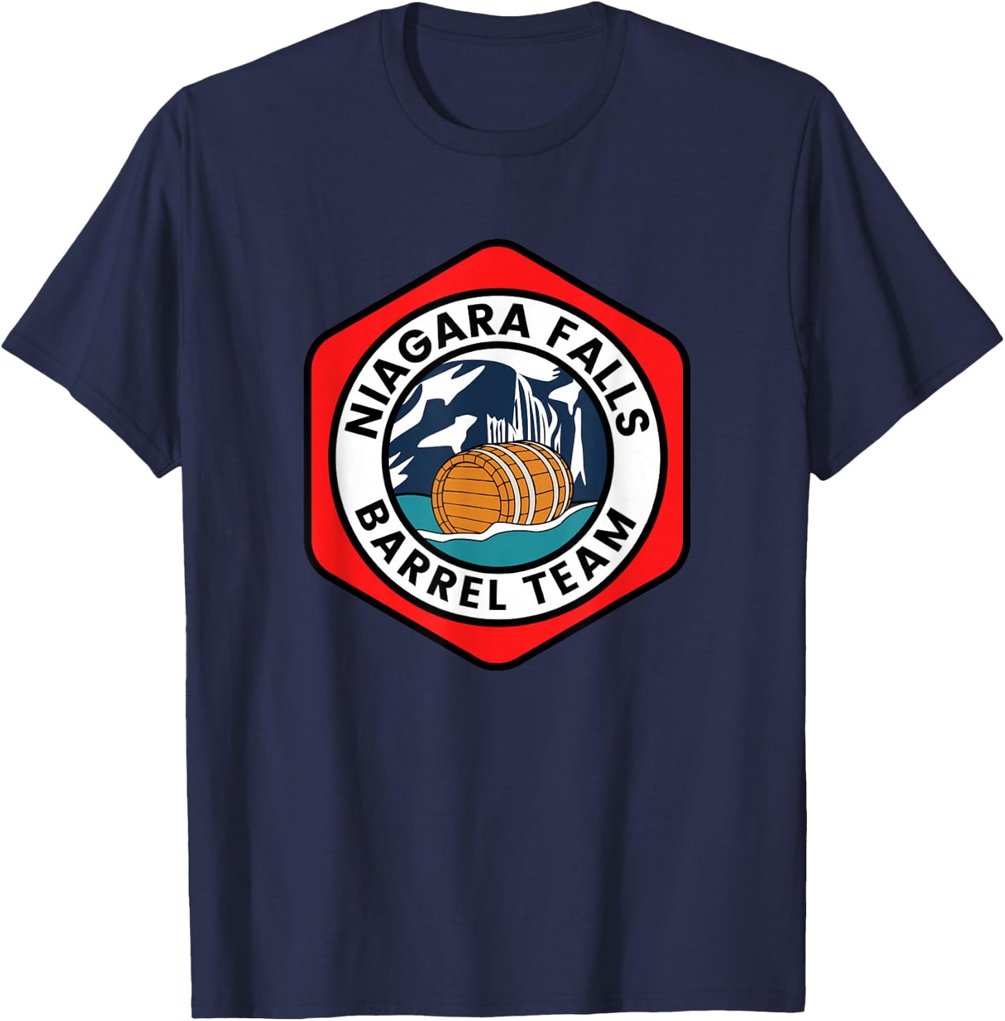 Niagara Falls Barrel Team T-Shirt - T-Shirt | Navy