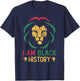 I Am Black History African American Black Pride Juneteenth T-Shirt - T-Shirt | Navy