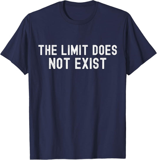 The Limit Does Not Exist Graphic T-Shirt - T-Shirt | Navy