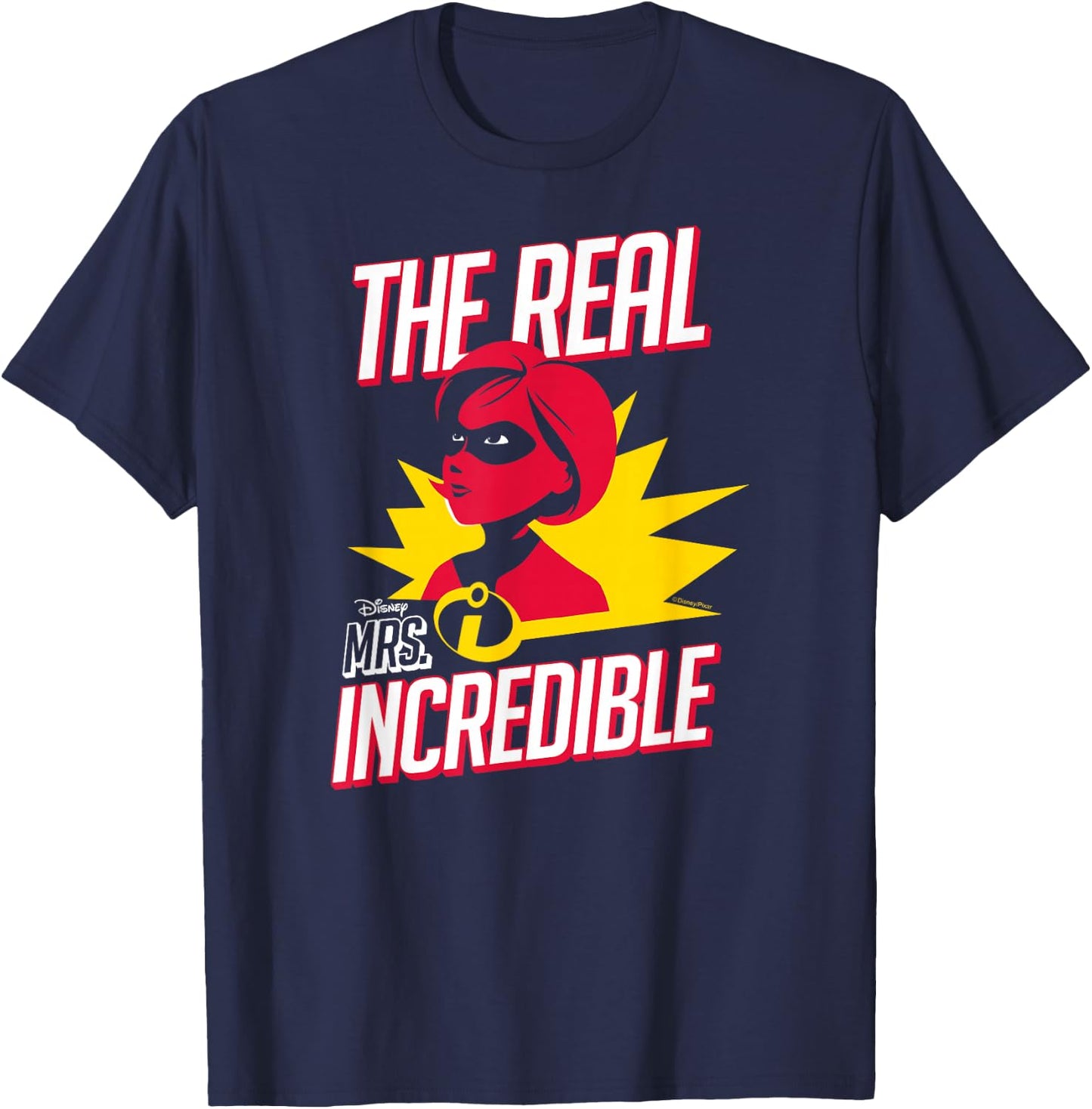 The Incredibles- The Real Mrs. Incredible T-Shirt - T-Shirt | Navy