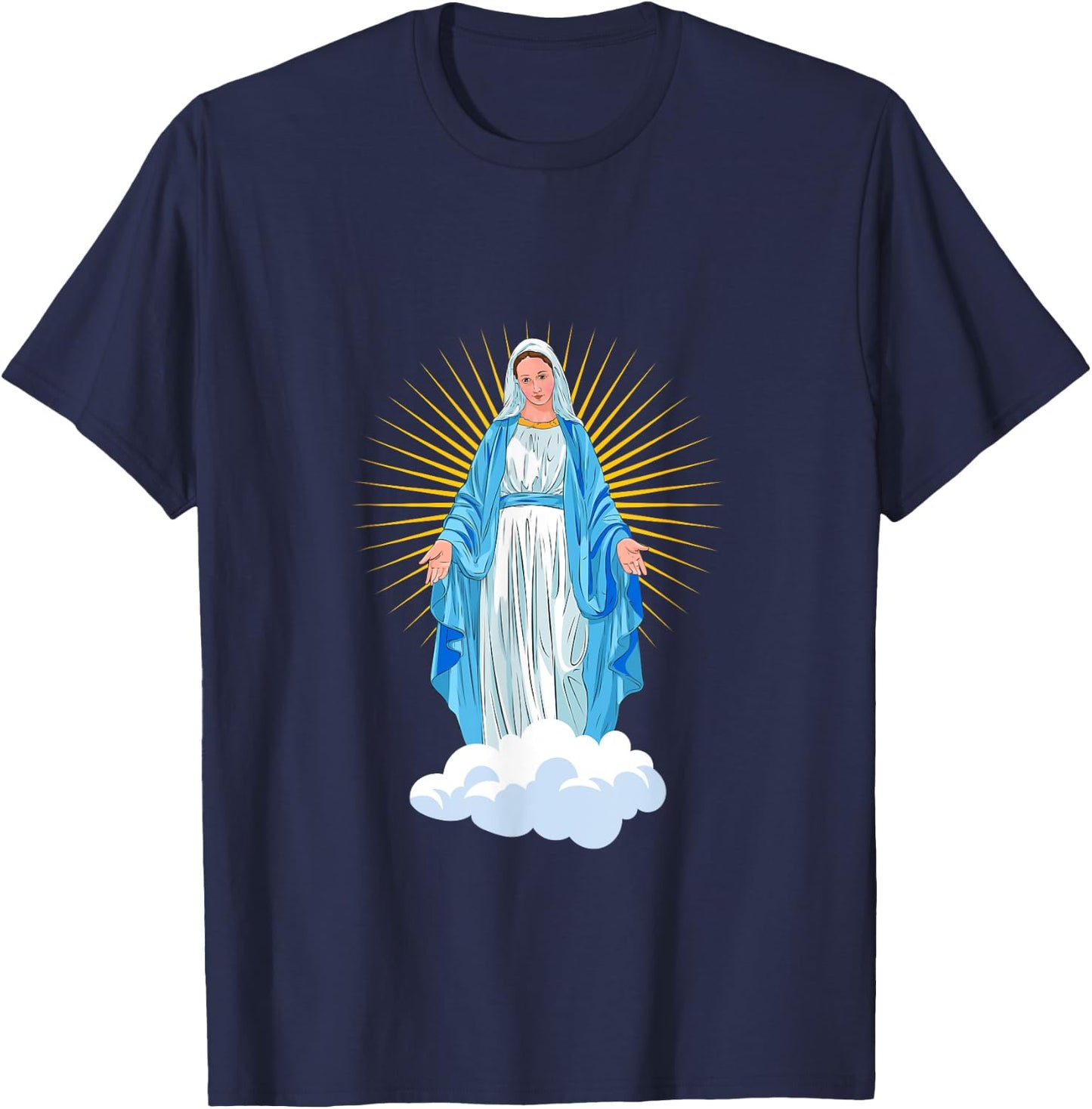 Virgin Mary T-Shirt - T-Shirt | Navy