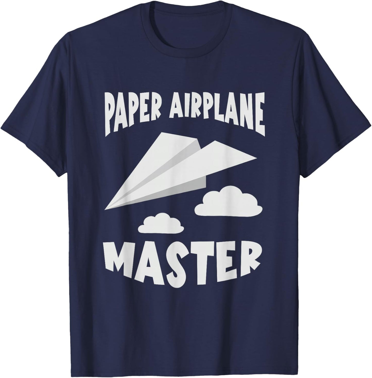 Paper Airplane Master Paper Plane Aviation Aircraft T-Shirt - T-Shirt | Navy