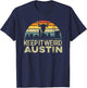 Keep Austin Texas Weird for Austinite T-Shirt - T-Shirt | Navy
