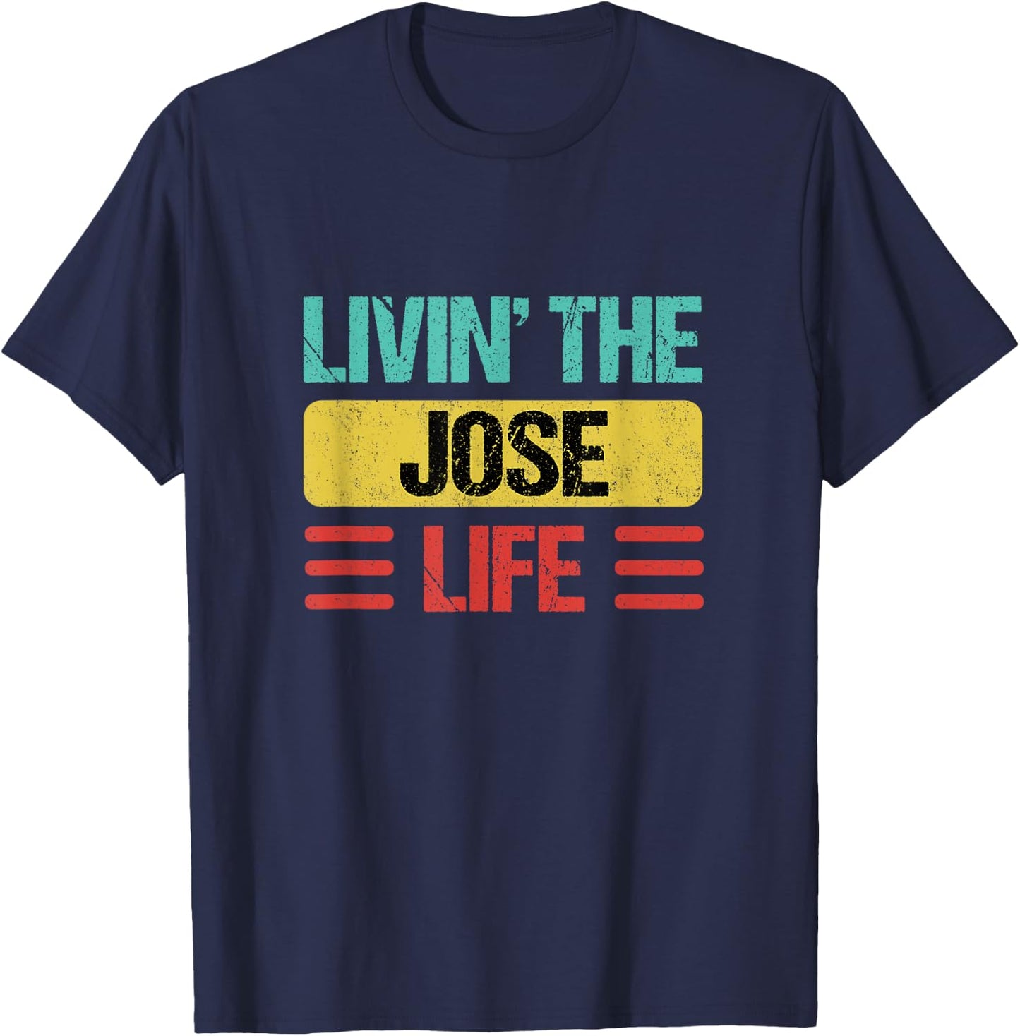 Jose Name T-Shirt - T-Shirt | Navy