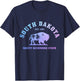 South Dakota East 1889 Mount Rushmore State Bison Vintage T-Shirt - T-Shirt | Navy