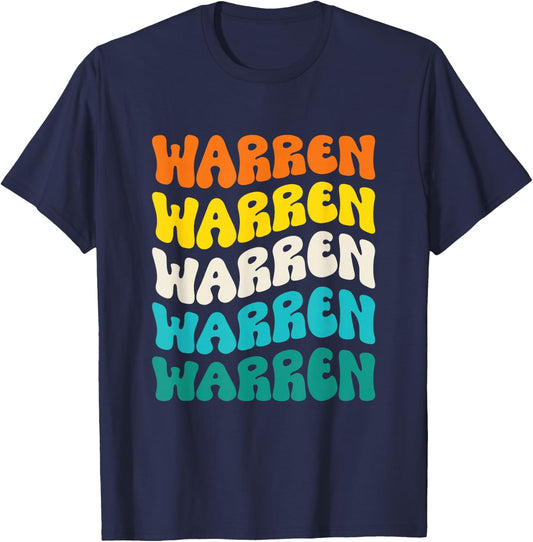 70s Warren T-Shirt - T-Shirt | Navy