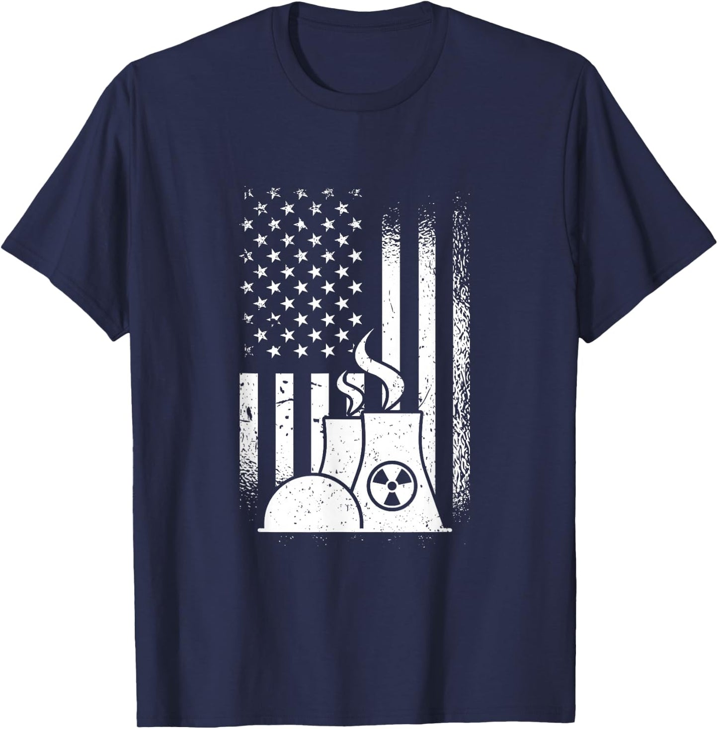 American Nuclear Plant Worker T-Shirt - T-Shirt | Navy