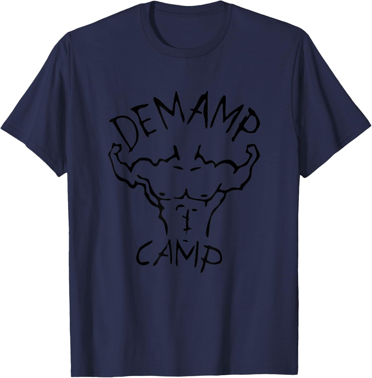Demamp Camp Workout lover, bodybuilding T-Shirt - T-Shirt | Navy