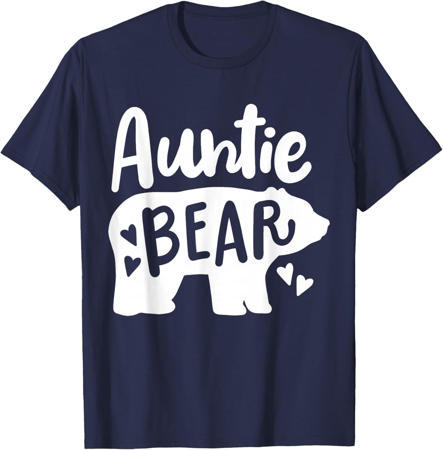 Auntie Aunt Auntie Bear T-Shirt - T-Shirt | Navy