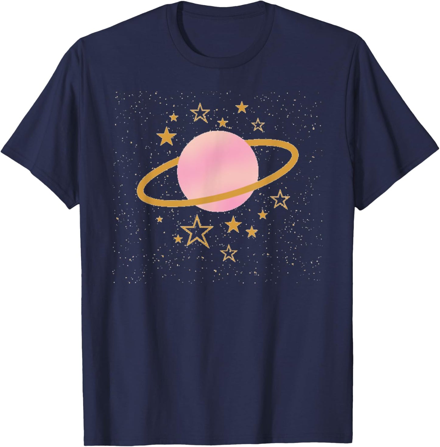 Saturn - Solar System T-Shirt - T-Shirt | Navy