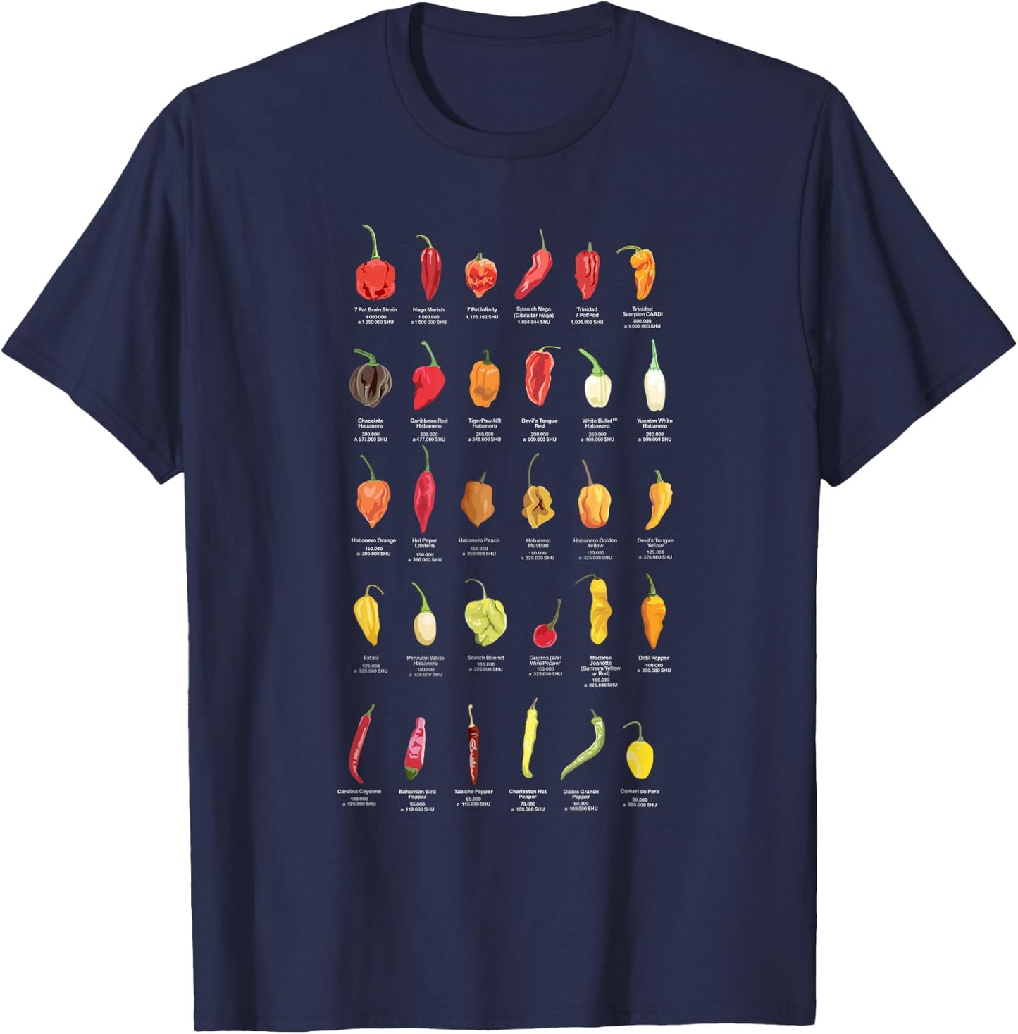 Chili Design for a Chili lover T-Shirt - T-Shirt | Navy