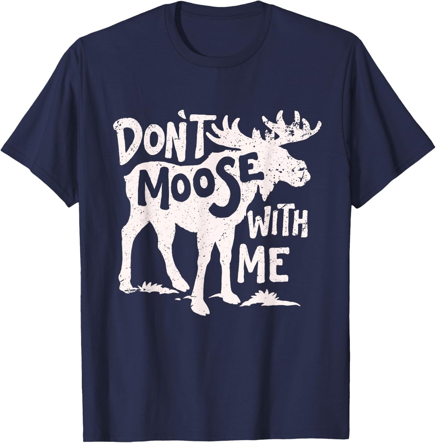Moose Men Women Kids T-Shirt - T-Shirt | Navy