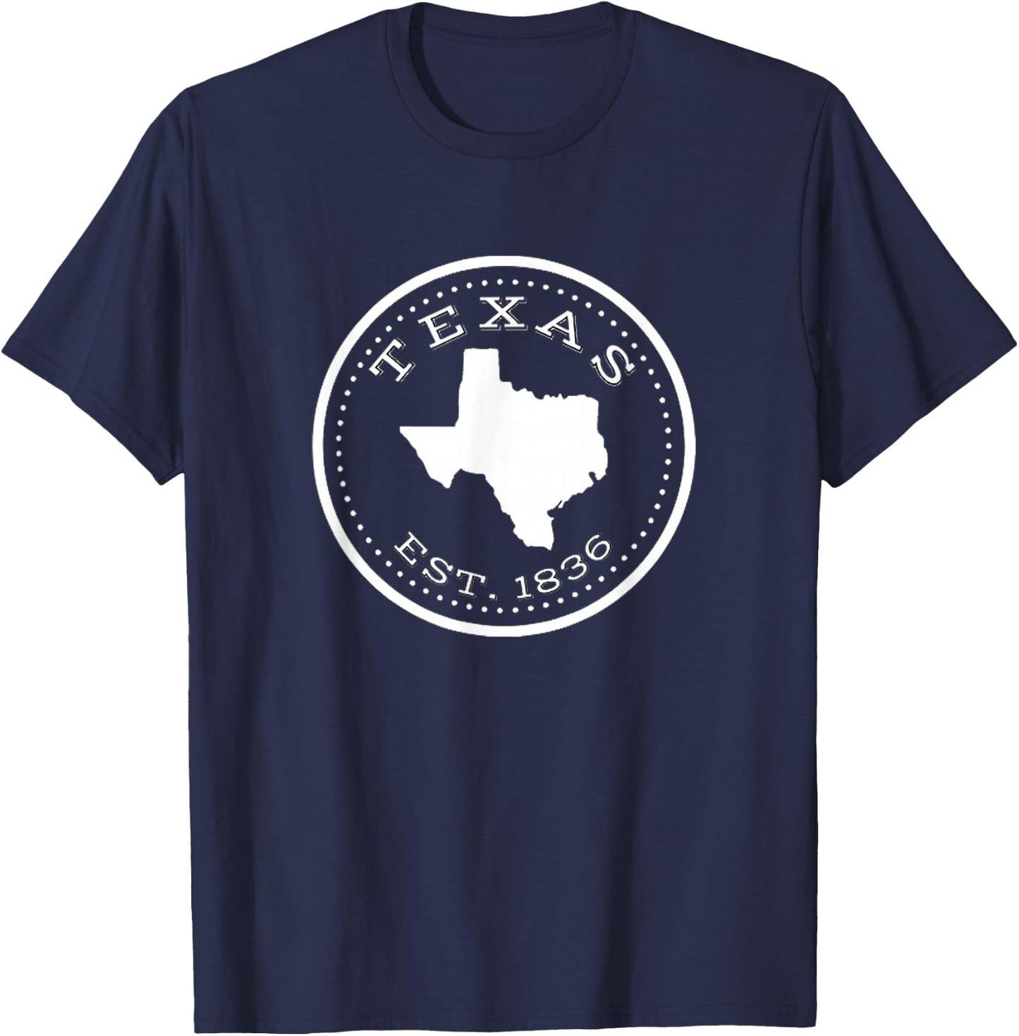 Vintage Texas Map For Souvenirs T-Shirt - T-Shirt | Navy