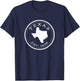 Vintage Texas Map For Souvenirs T-Shirt - T-Shirt | Navy