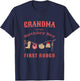 Grandma First Rodeo 1st Birthday Cowboy Family Matching T-Shirt - T-Shirt | Navy