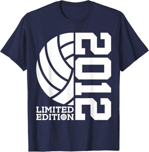 14th BIRTHDAY VOLLEYBALL LIMITED EDITION 2012 T-Shirt - T-Shirt | Navy