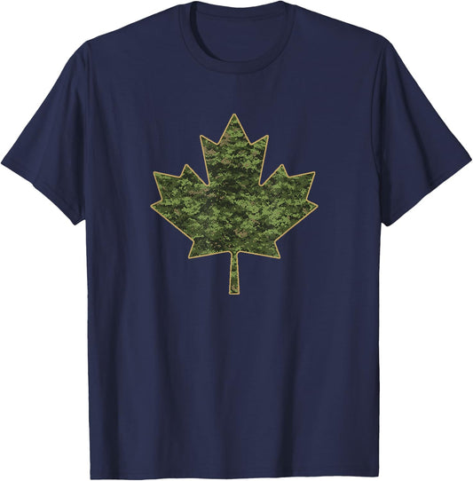 The Flag of Canada, Canadian Army T-Shirt - T-Shirt | Navy