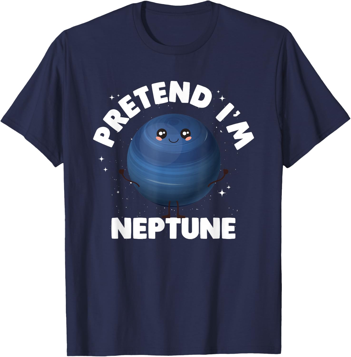Pretend Im Neptune T-Shirt - T-Shirt | Navy
