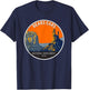 Bears Ears National Monument Utah Vintage Circle T-Shirt - T-Shirt | Navy