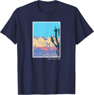 29 Palms Desert City California T-Shirt - T-Shirt | Navy