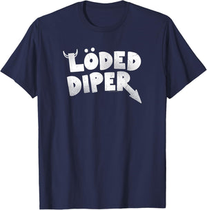 Diary of a Wimpy Kid LÖDED DIPER Distressed Logo T-Shirt - T-Shirt | Navy