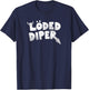 Diary of a Wimpy Kid LÖDED DIPER Distressed Logo T-Shirt - T-Shirt | Navy